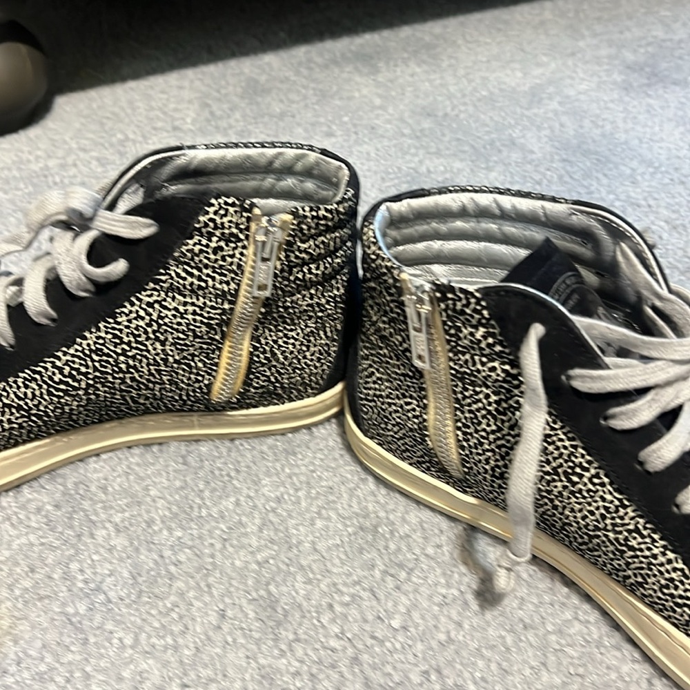 P448 Black High-Top Sneakers - Picture 3 of 4